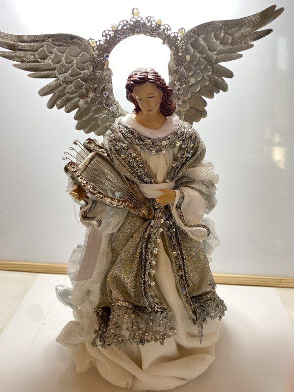 Ángel veneciano plateado armonia