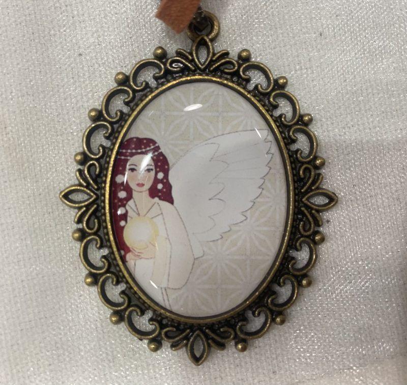 Colgante Ángel de la luz con filigrana JPG