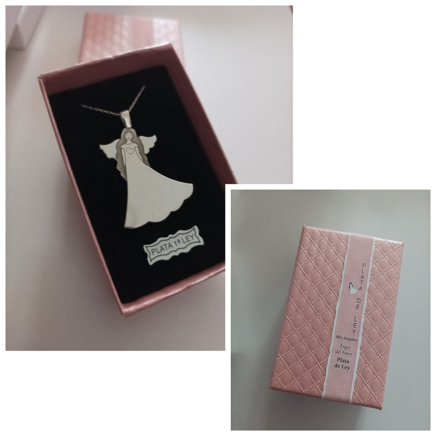 Colgante de plata Ángel del Amor