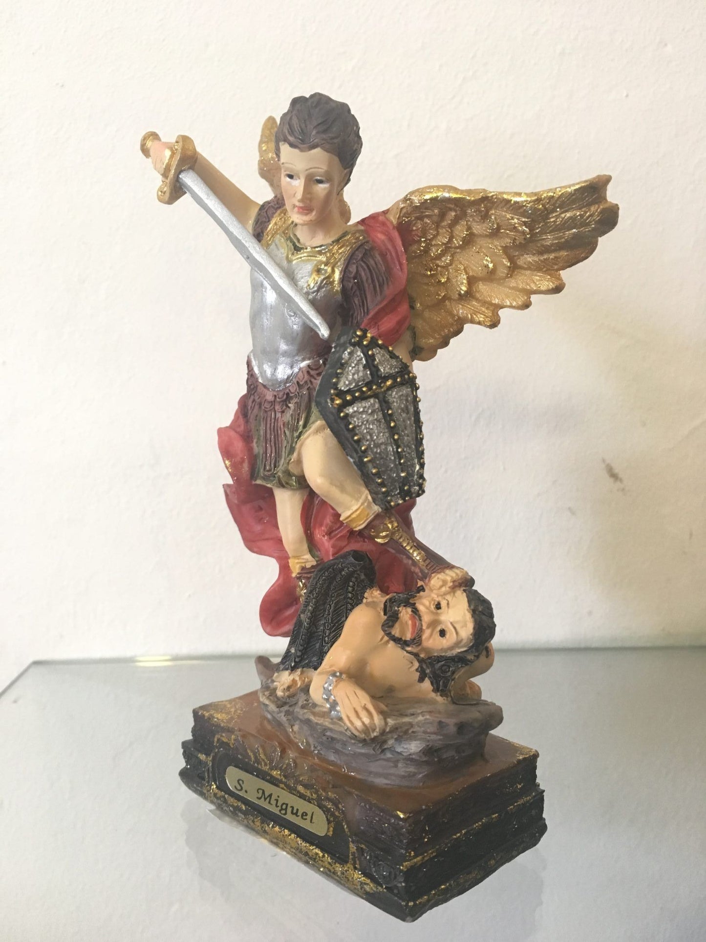 Arcángel Miguel clásico grande 45 cm