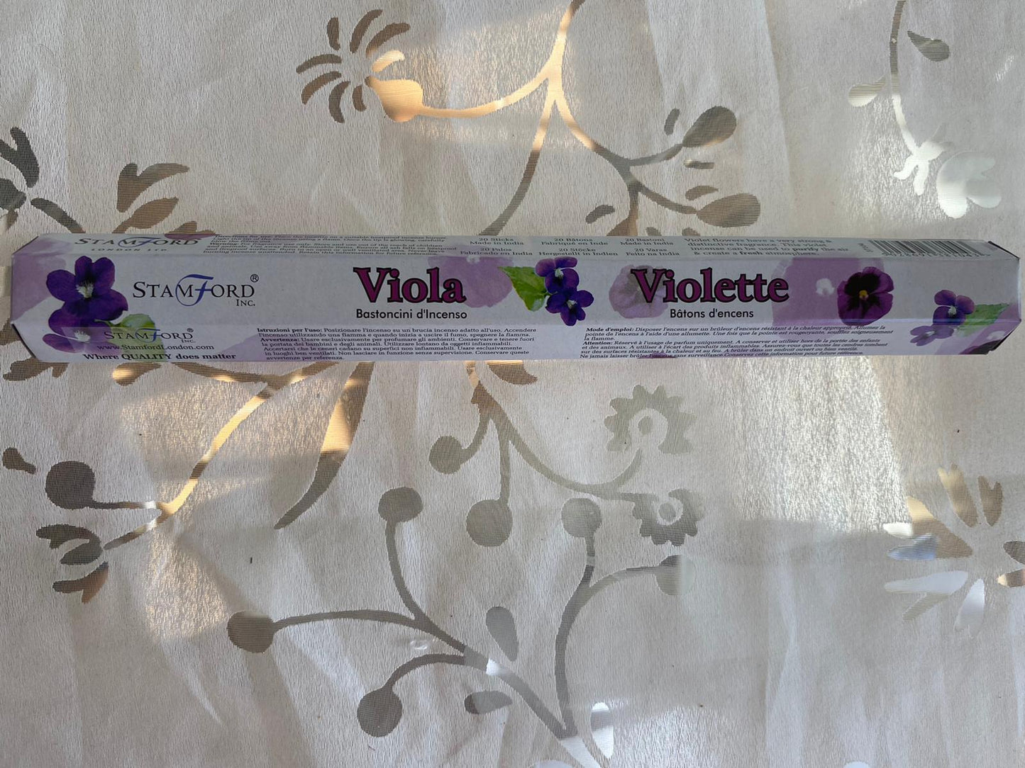 Incienso aroma de violeta