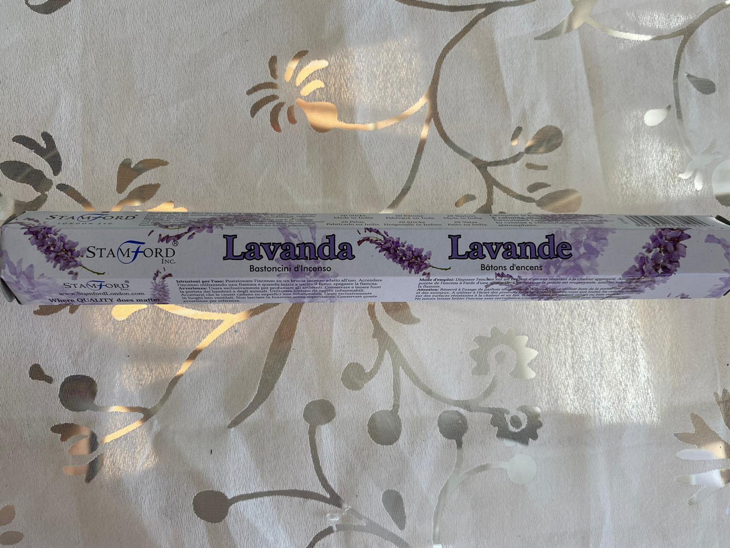 Incienso aroma de lavanda