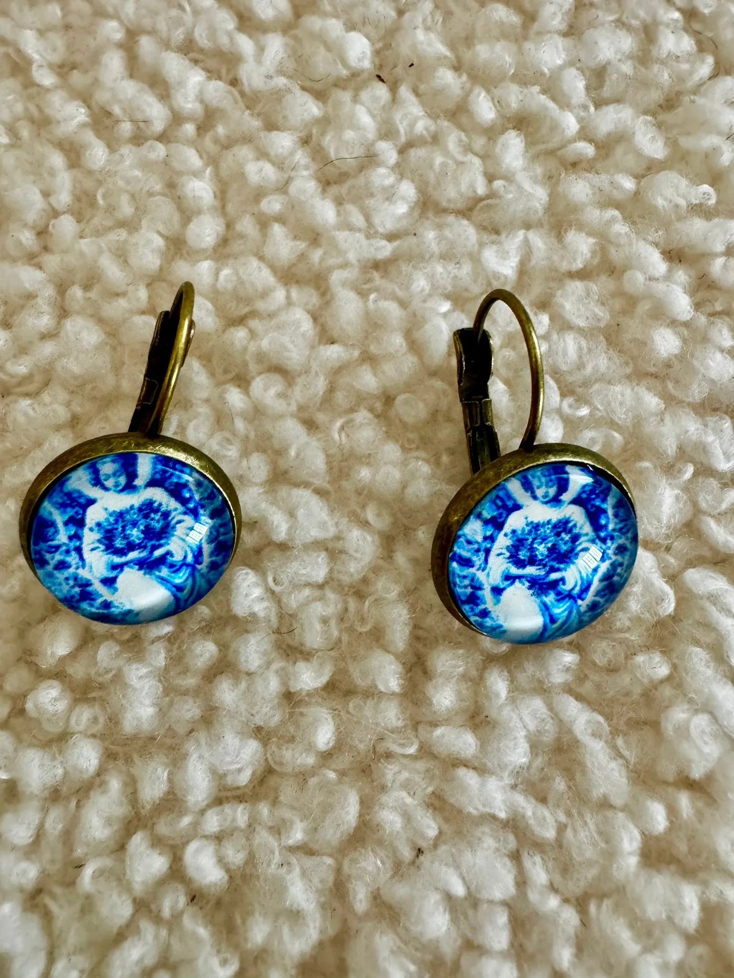 Pendientes Ángel Azul