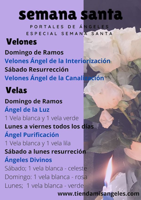 Velas y Velones para Ritual de Semana Santa