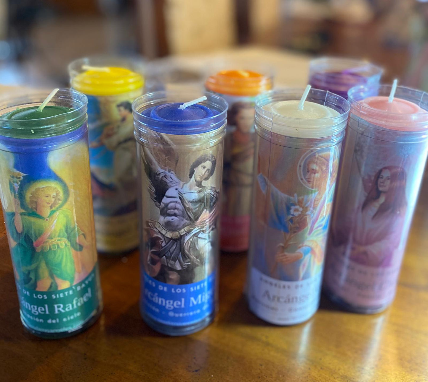 Velones Colección 7 Rayos