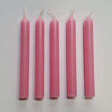 Velas color Rosa