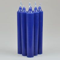 Velas color azul índigo