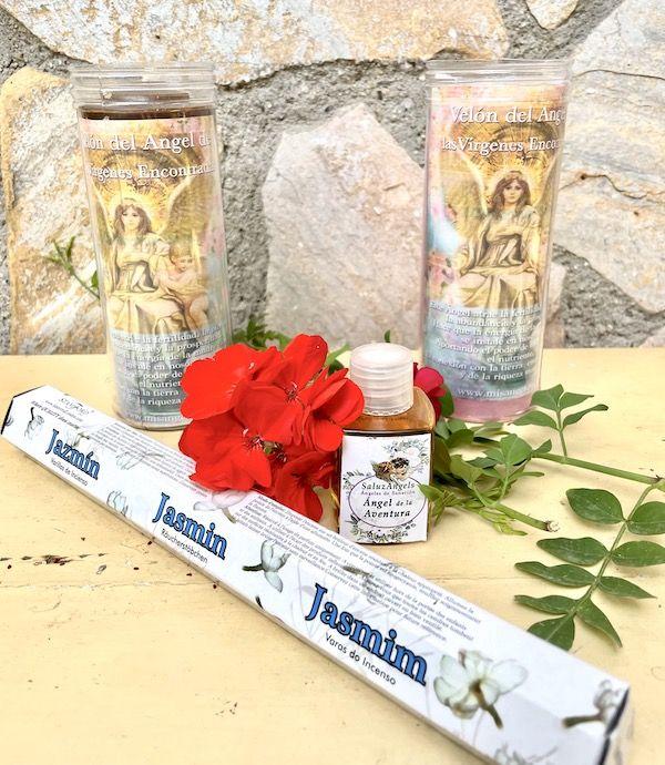 Velas y velones para la virgen