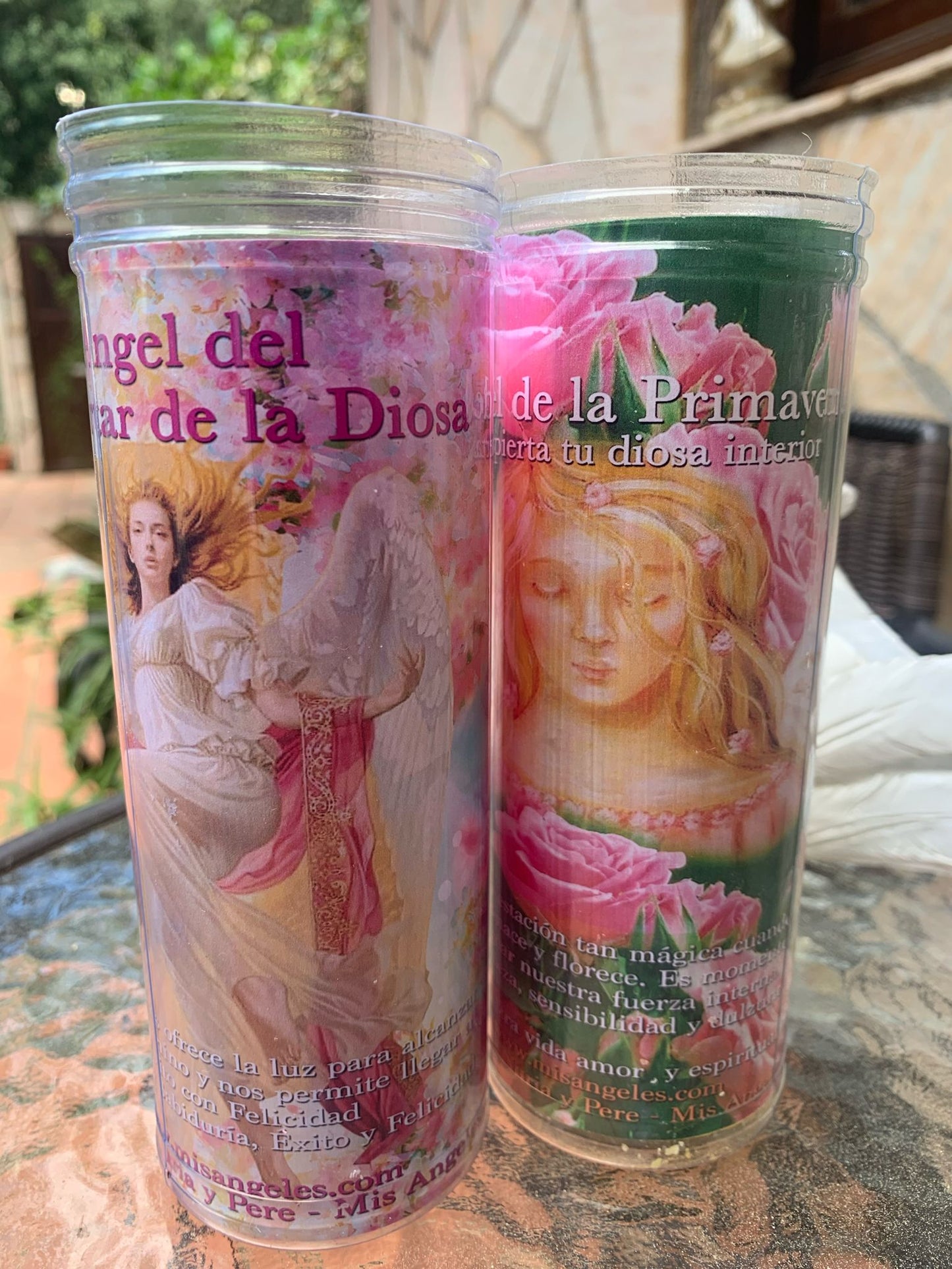 Pack Velones y Velas Terapia Amor Divino y Belleza Interior