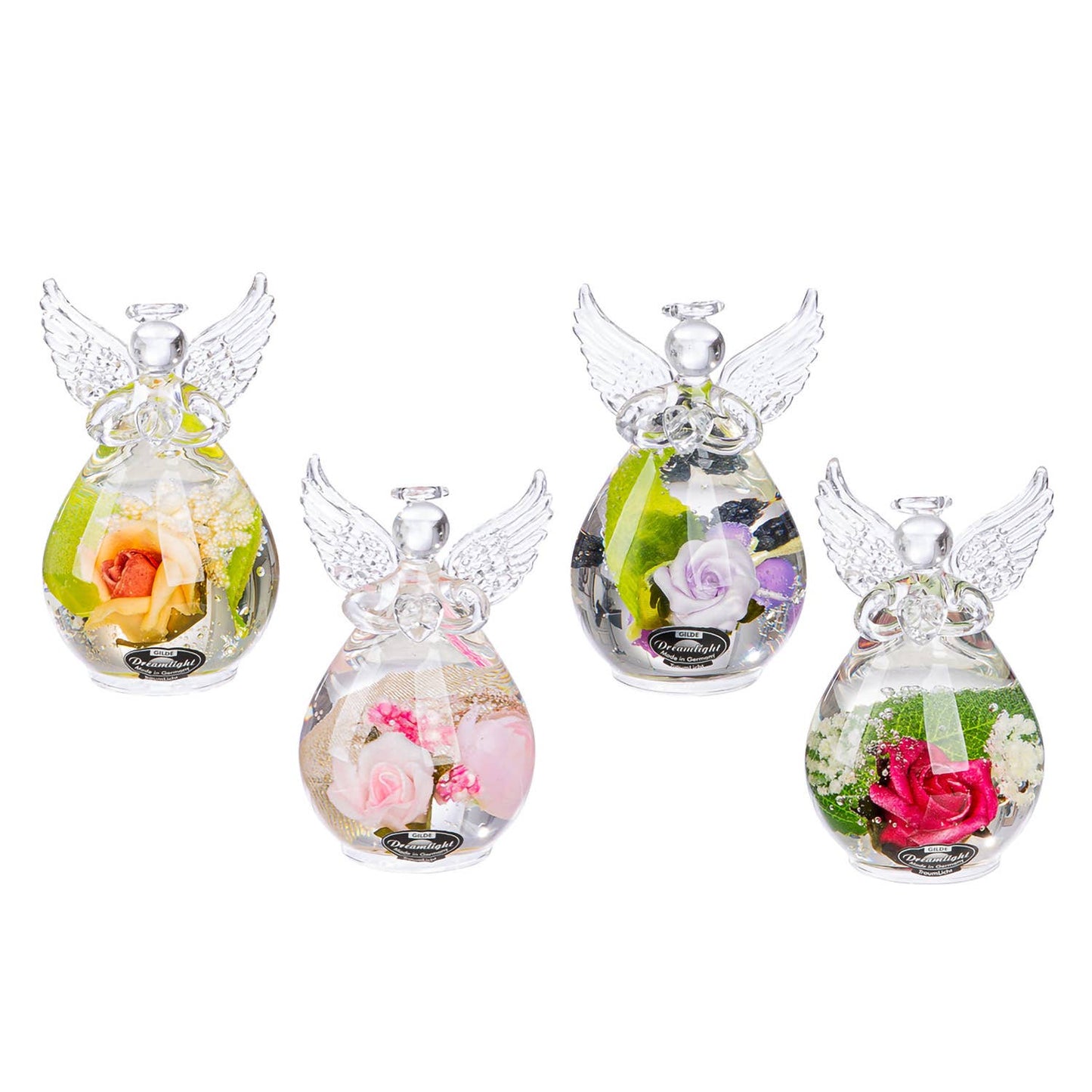 Expositor de figuras Angel Petit Rose de 10,5 cm de alto, clasificado en 4 direcciones