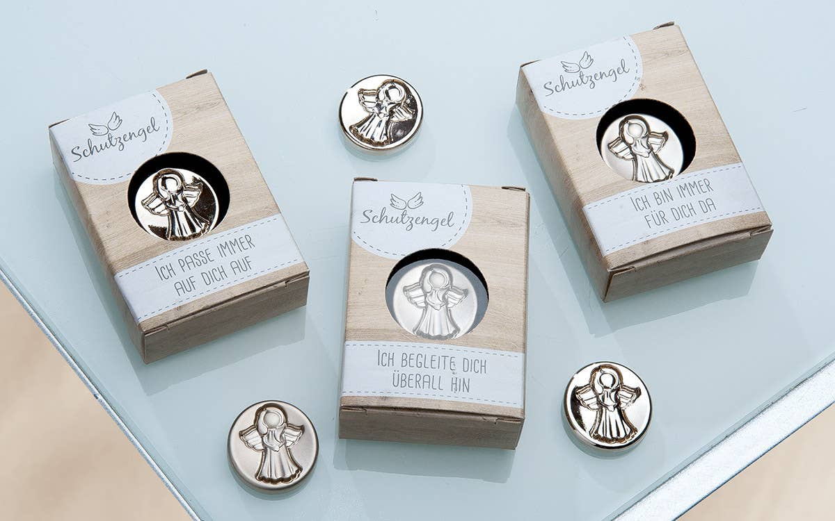 Medalla Ángel Guardián de metal VE 20 so