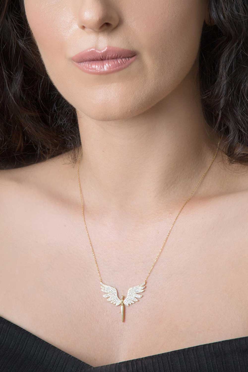 COLLAR ANGEL GOLD