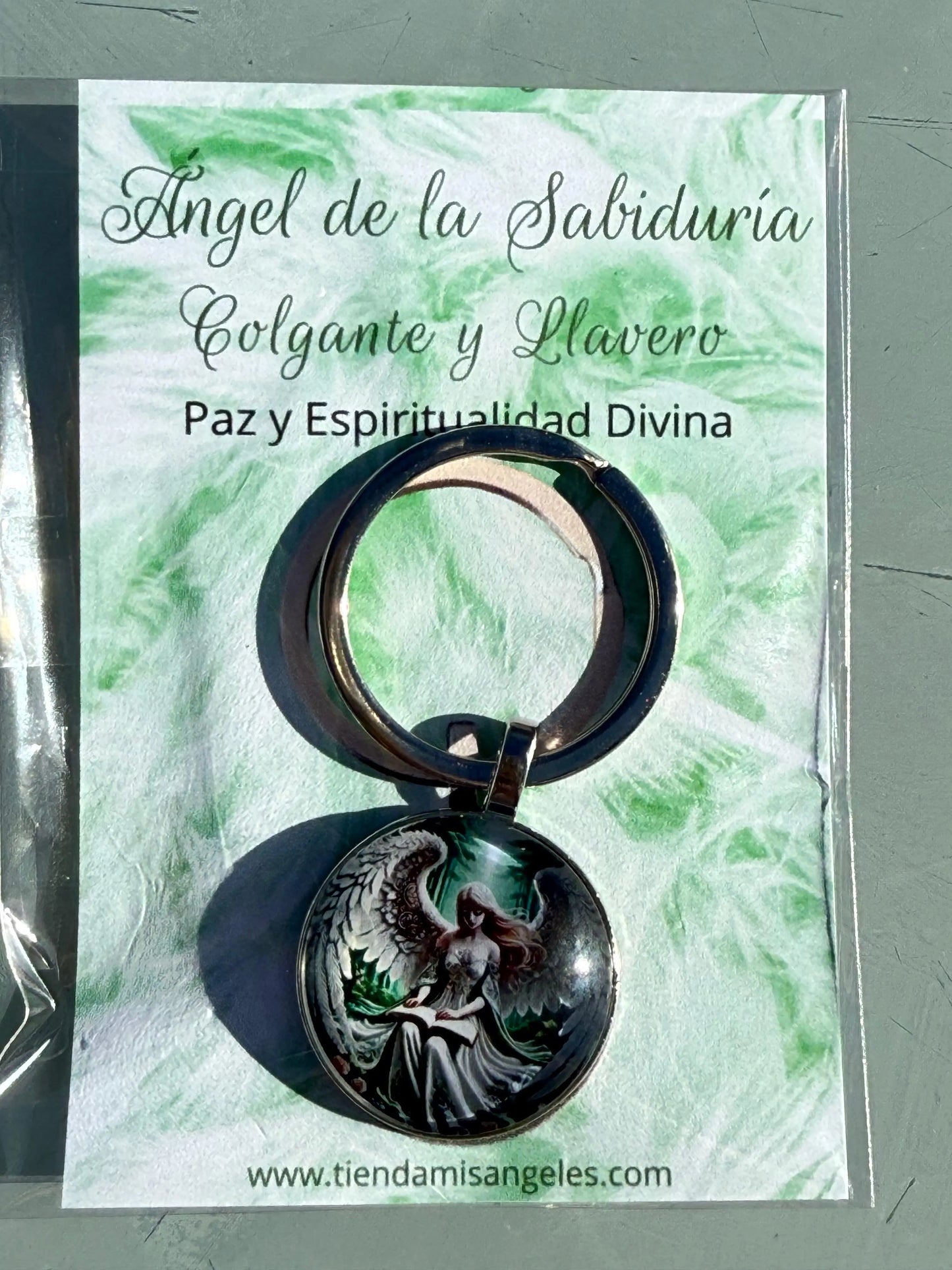 Llavero y Medalla Ángel de la Sabiduría