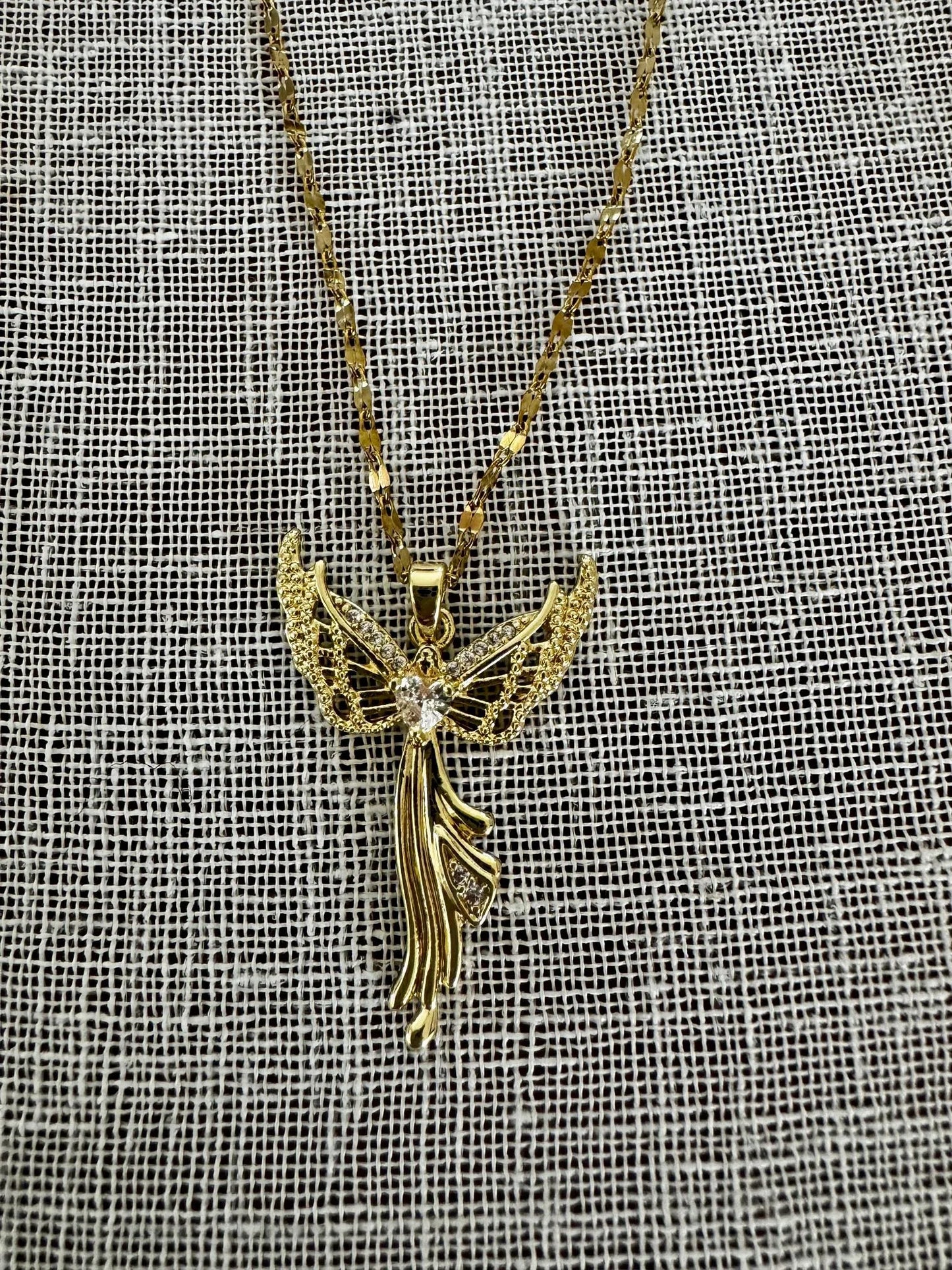 Colgante Ángel dorado