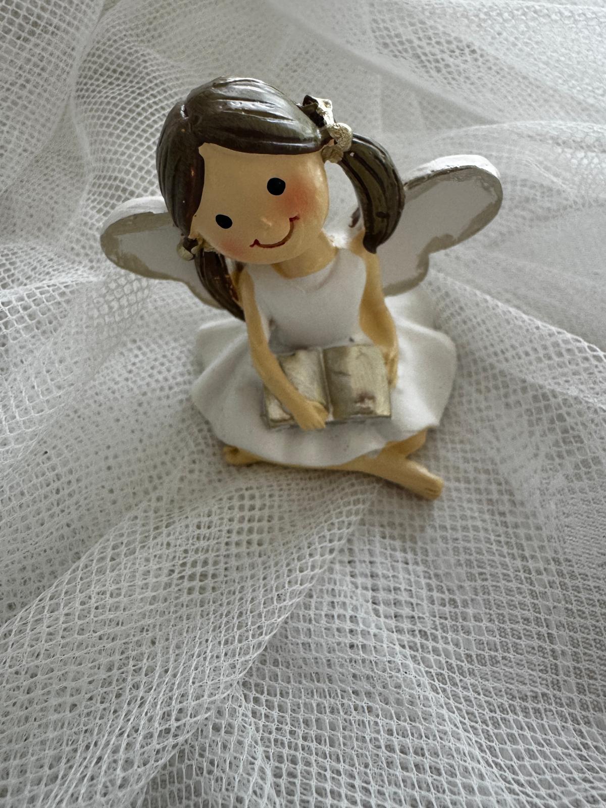 Figura Angelita pequeña blanca