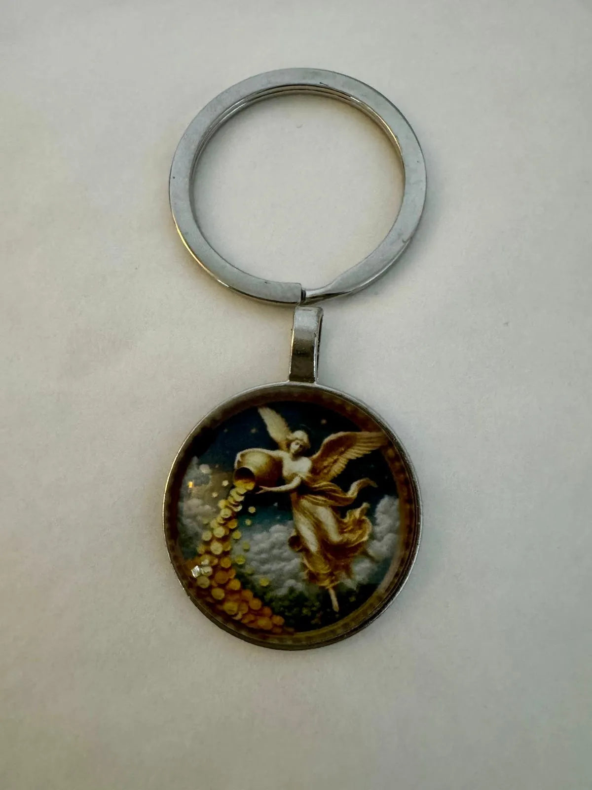 Llavero y Medalla Ángel de la Riqueza