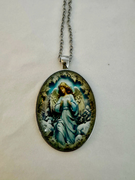 Medalla Ángel del Invierno Ovalada