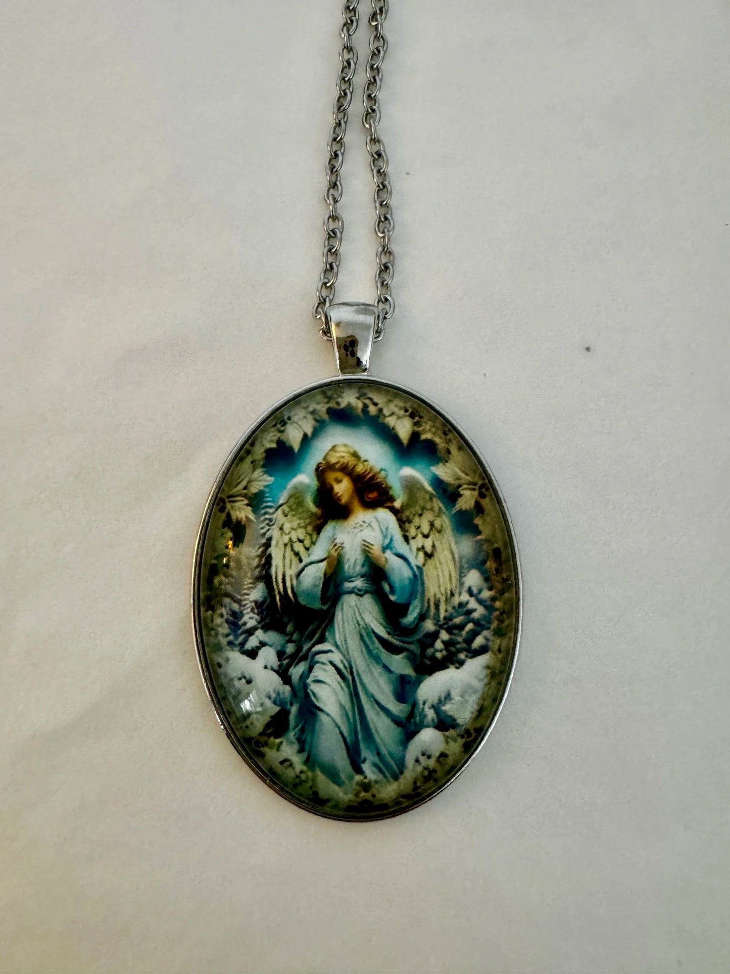 Medalla Ángel del Invierno Ovalada