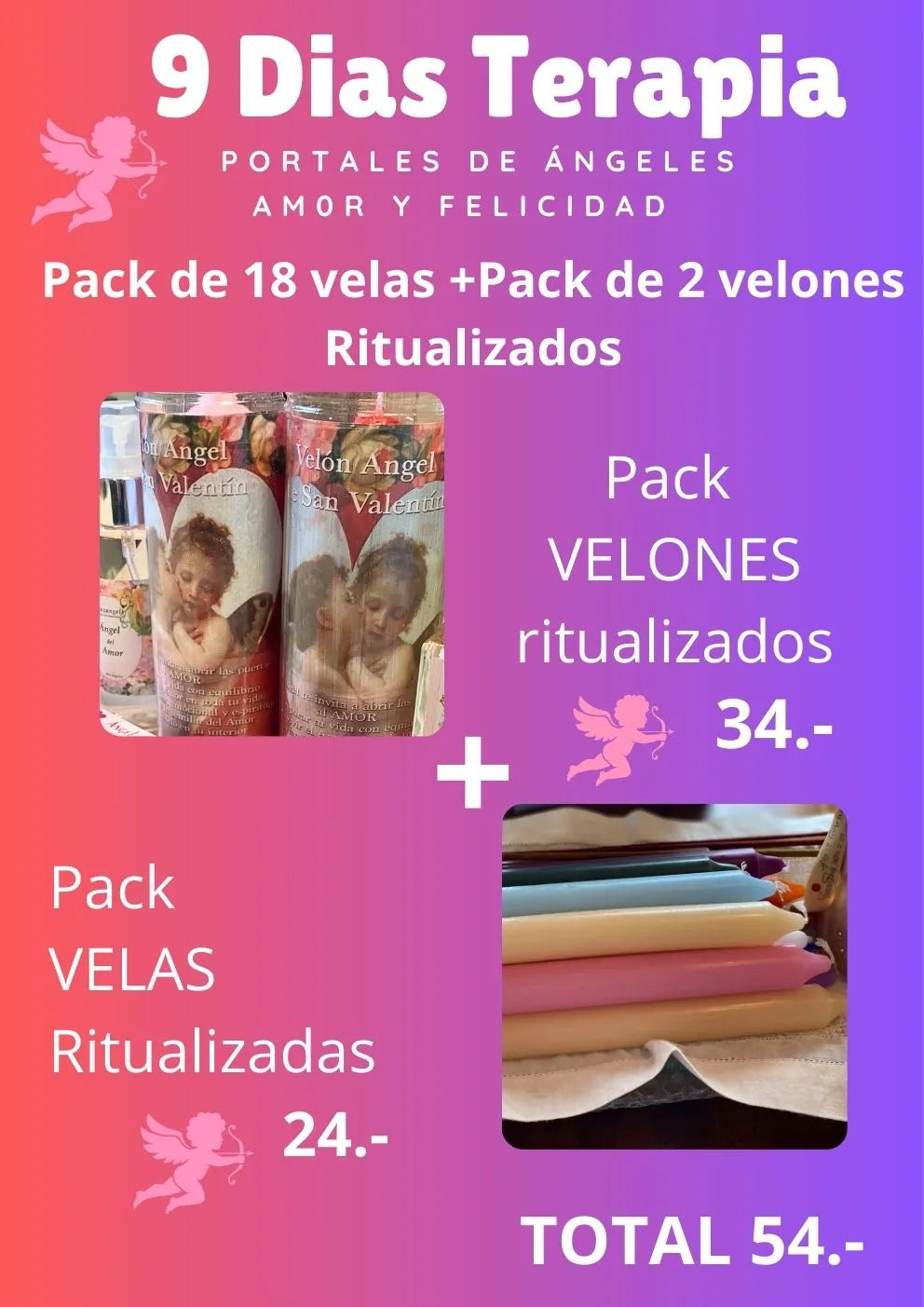 Pack completo de terapia de amor y felicidad