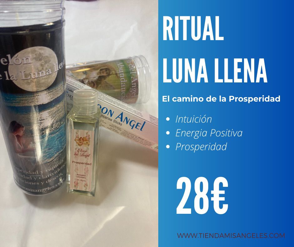 Ritual de la Luna llena con elixir de prosperidad