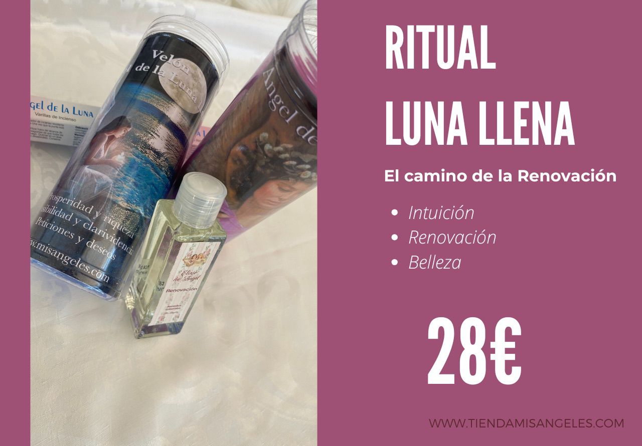 Ritual de la Luna llena con elixir de Renovación